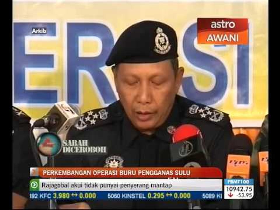 Perkembangan operasi buru pengganas Sulu