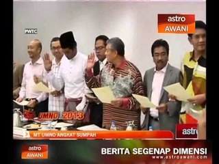 MT UMNO angkat sumpah
