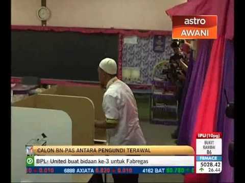 Calon BN & PAS antara pengundi awal