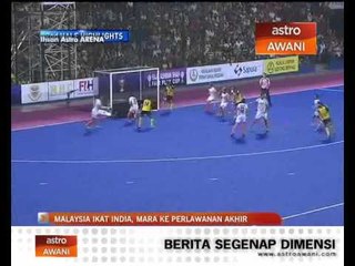 Malaysia ikat India, Mara ke Perlawanan Akhir