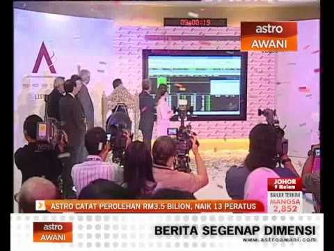 Astro catat perolehan RM3.5 bilion, naik 13 peratus