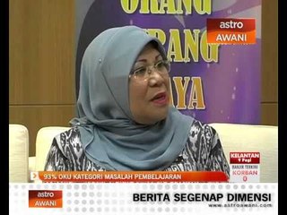 93% OKU dalam kategori masalah pembelajaran