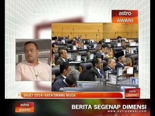 UWartawan - Bajet 2014: Kata orang muda