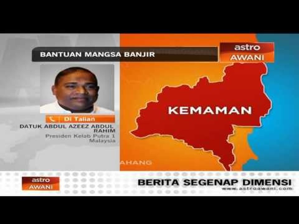 Bantuan kepada mangsa banjir - Datuk Abdul Azeez