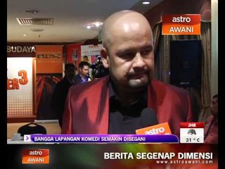 Bangga lapangan komedi semakin disegani