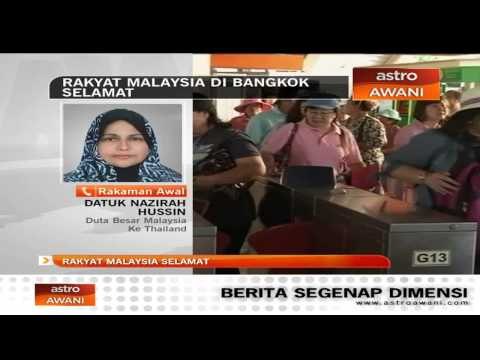 Rakyat Malaysia di Bangkok selamat
