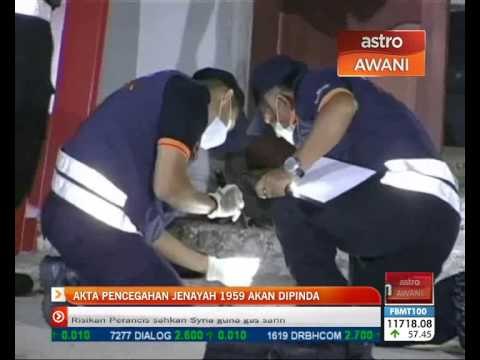 Akta Pencegahan Jenayah 1959 akan dipinda
