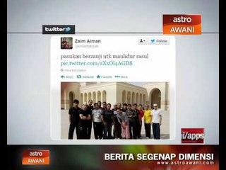 Beberapa gambar di media sosial sempena Maulidur Rasul