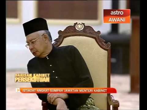 Istiadat Angkat Sumpah Jawatan Menteri Kabinet