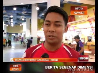 Belanja berhemah elak beban hutang