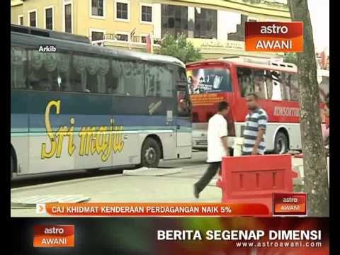 Caj khidmat kenderaan perdagangan naik 5%