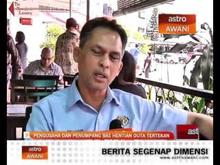 Pengusaha dan penumpang bas Hentian Duta tertekan