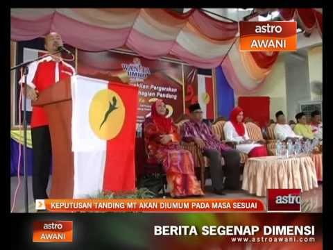 Keputusan tanding MT akan diumum pada masa sesuai
