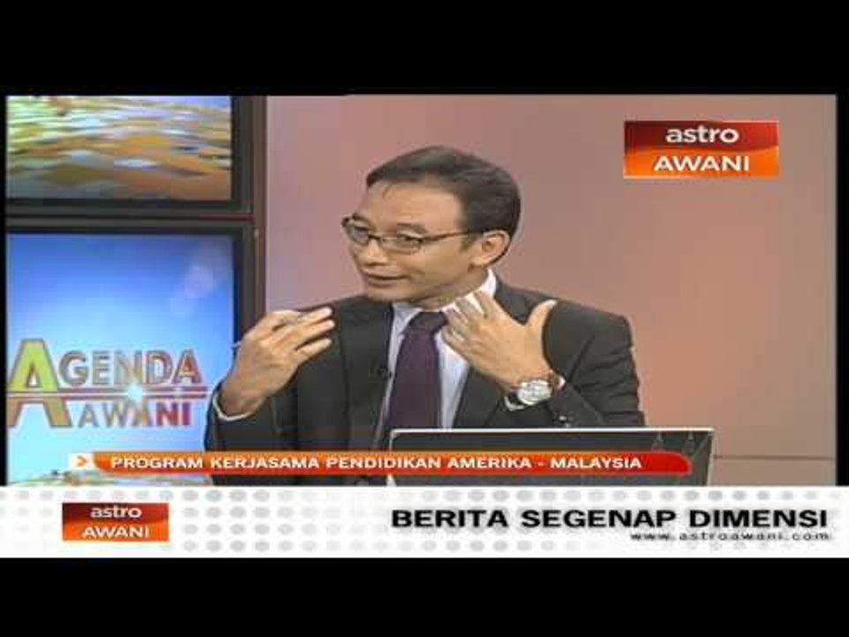 Agenda Awani: Program kerjasama pendidikan Amerika -Malaysia