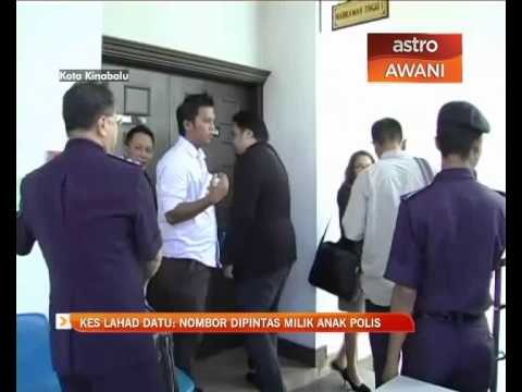 Kes Lahad Datu: Nombor dipintas milik anak polis