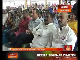 Thaipusam turut diraikan di Johor