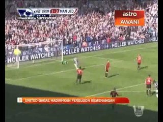 United gagal hadiahkan Ferguson kemenangan