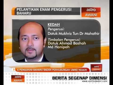 6 pengerusi baharu Badan Perhubungan UMNO Negeri