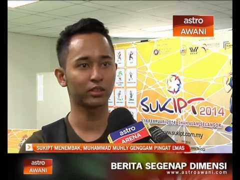 SUKIPT menembak, Muhammad Muhly raih pingat emas