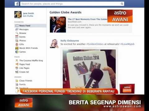 Facebook perkenal fungsi 'trending' di beberapa rantau