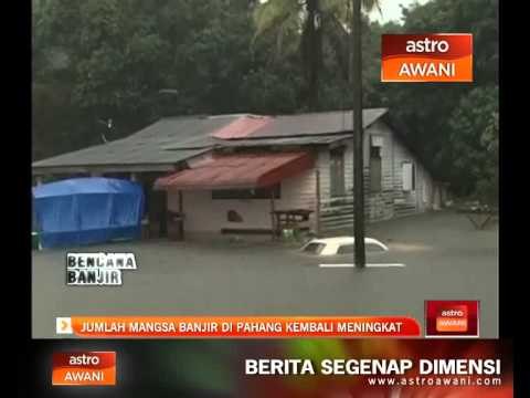 Jumlah mangsa banjir di Pahang kembali meningkat