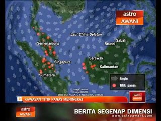 Kawasan titik panas meningkat