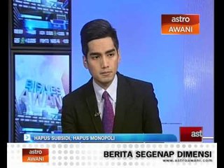 Hapus subsidi, hapus monopoli