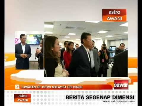 Lawatan Shabery Cheek ke Astro Malaysia