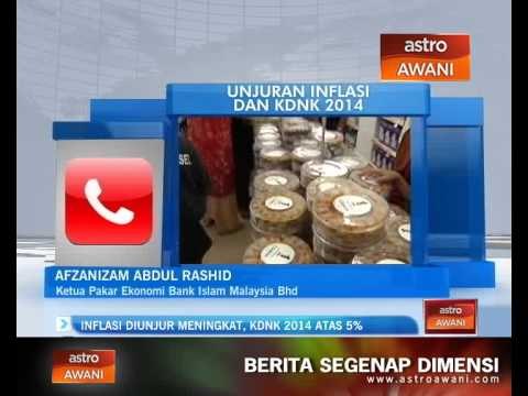 Inflasi diunjur meningkat, KDNK 2014 atas 5%