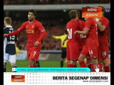 Suarez akan berbincang perpindahan dengan Arsenal