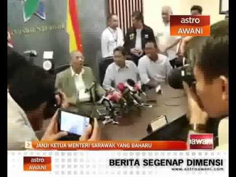 Janji bakal Ketua Menteri Sarawak