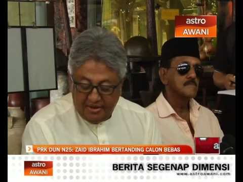 Zaid Ibrahim dah bertanding di PRK DUN Kajang