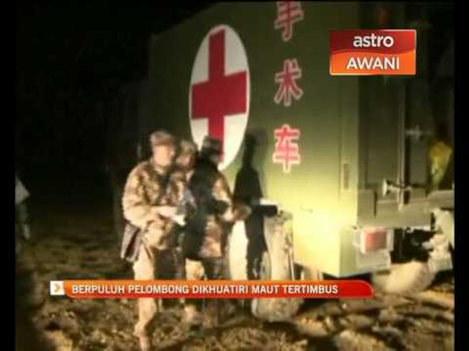 Berpuluh pelombong dikhuatiri maut tertimbus