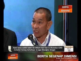 Bateri Ion Lithium dalam kargo tidak bahaya