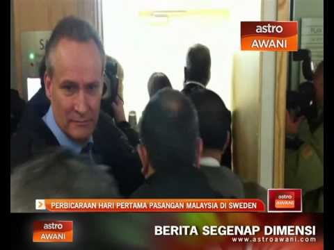 Perbicaraan hari pertama pasangan Malaysia di Sweden
