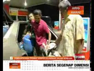 Penguatkuasa PPDNKK hampir dilanggar dalam serbuan
