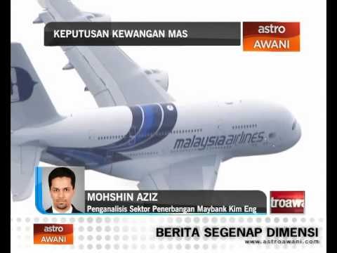 Keputusan kewangan MAS