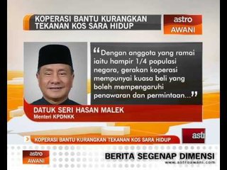 Download Video: Koperasi bantu kurangkan tekanan kos sara hidup