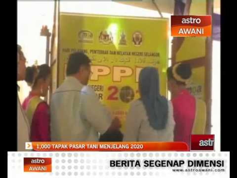 1,000 tapak pasar tani menjelang 2020