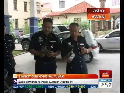 Sindiket curi motosikal tumpas