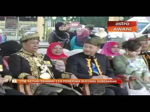 TPM ketuai senarai 114 penerima Bintang Kebesaran