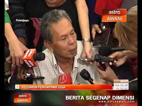 Keluarga penumpang MH370 tarik nafas lega