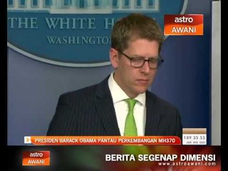 Presiden Barack Obama pantau perkembangan MH370