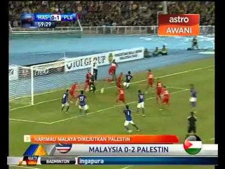 Harimau Malaya dikejutkan Palestin