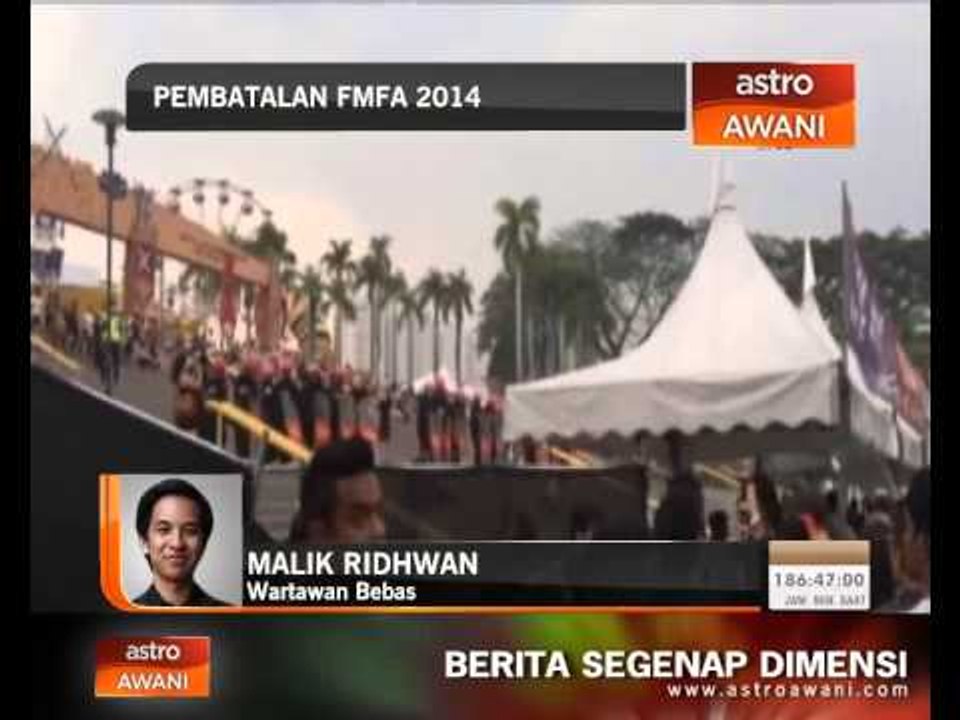 Perkembangan pembatalan FMFA 2014