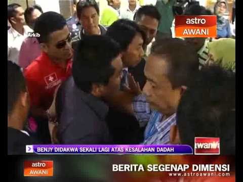 Benjy didakwa sekali lagi atas kesalahan dadah