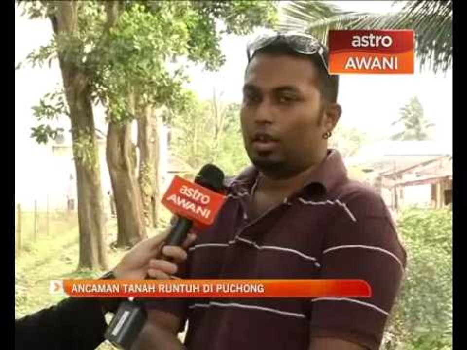 Ancaman tanah runtuh di Puchong