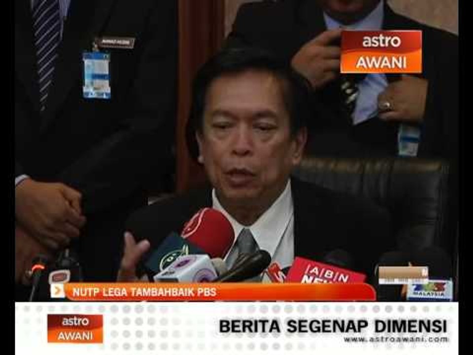 NUTP lega tambahbaik PBS