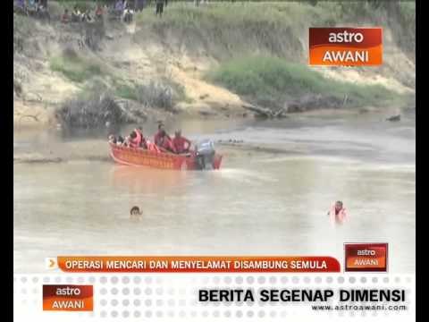 Operasi mencari dan menyelamat disambung semula