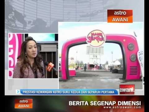Prestasi kewangan Astro suku kedua dan separuh pertama